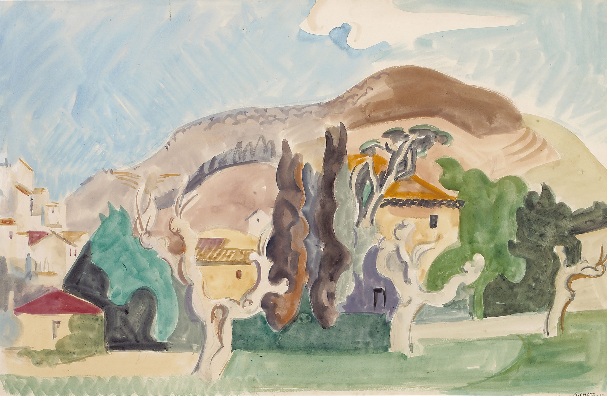 Paysage du Midi André Lhote 1932 Collection Grellety Bosviel